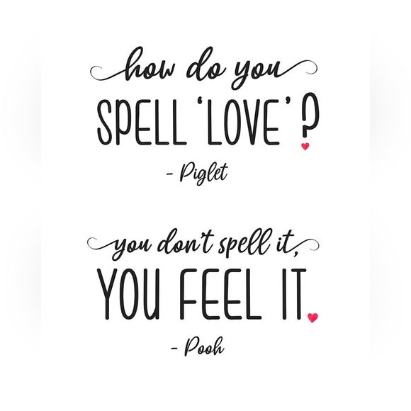 Inspirational Winnie The Pooh Quote Prints- Set Of 4 - Picture 6 of 7